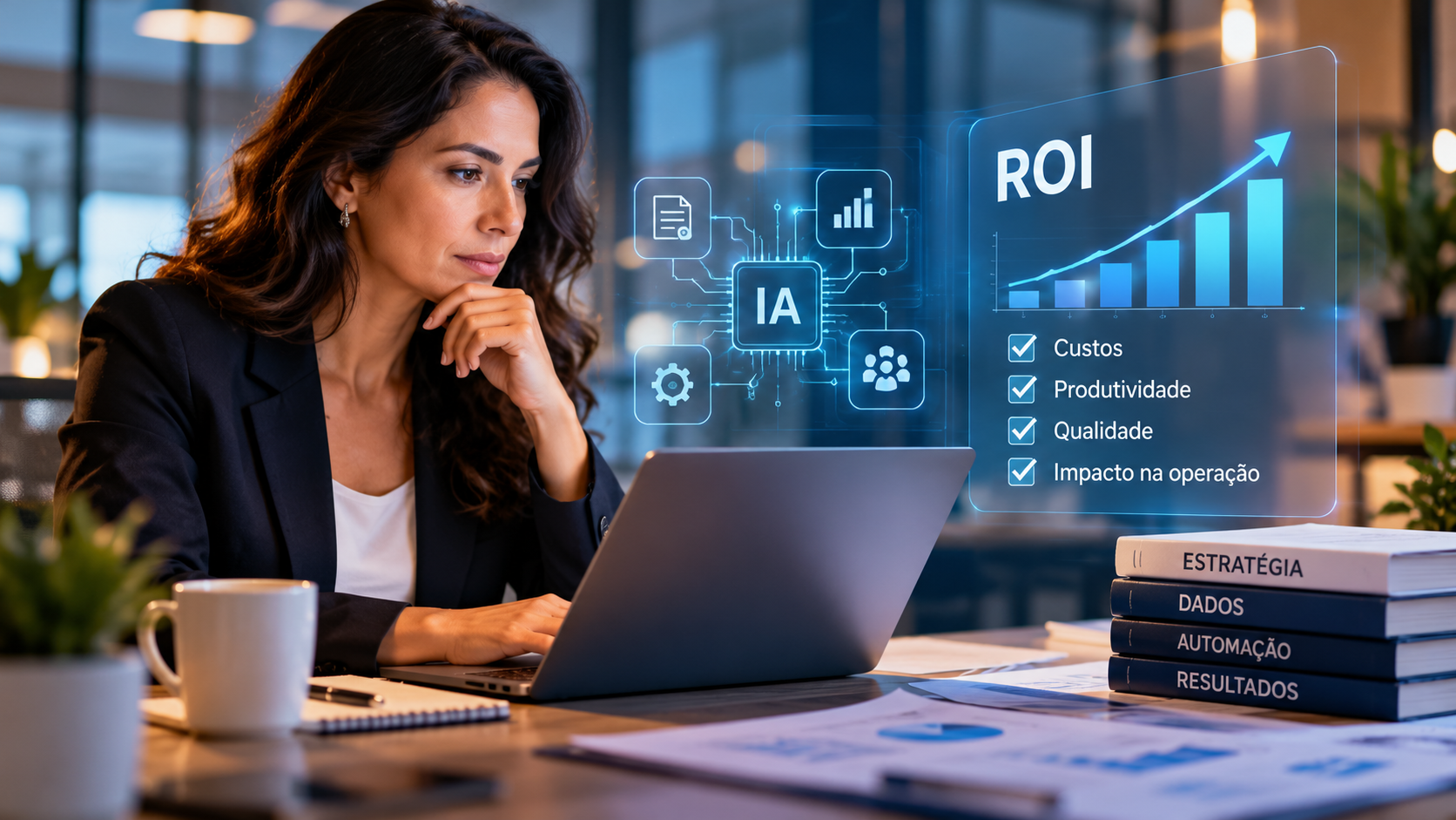 Avaliação do ROI da inteligência artificial com foco em custos, produtividade e qualidade das entregas